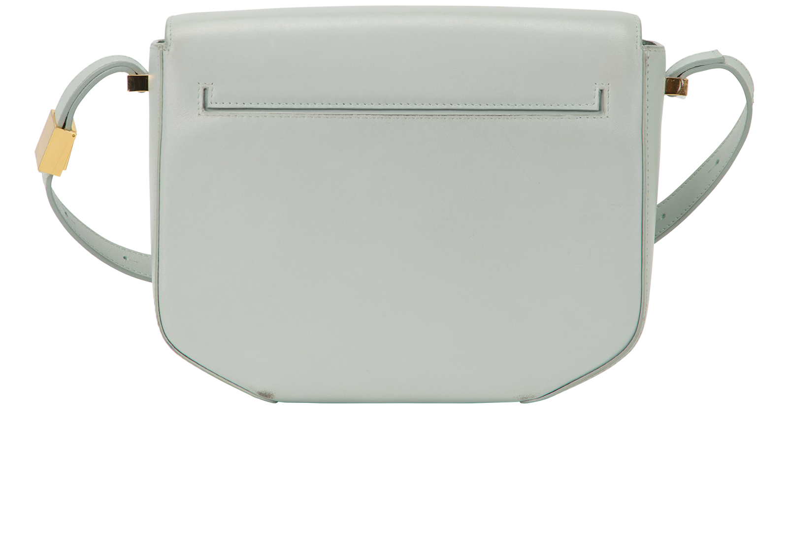The London, &pound;160, Handbags, Blue, Leather, Back view